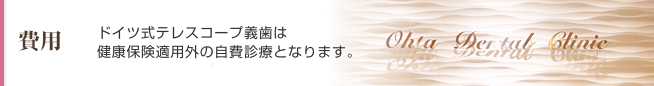 テレスコープ義歯東京の費用